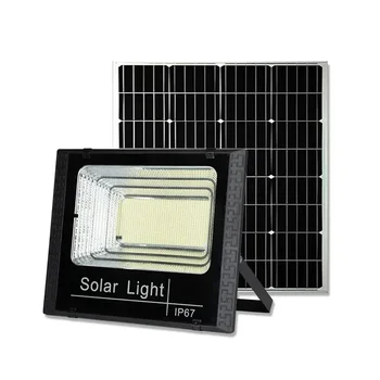 Solar Lichter LED Lampe Wasserdichte Flutlicht Panel Solar Beleuchtung Foco Led Strahler Wand Garten Solar Powered Sonnenlicht Im Freien