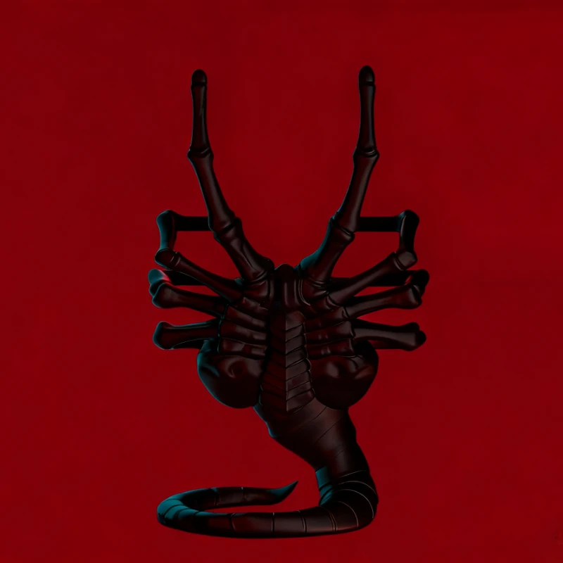 1개 휴대폰 거치대 애니메이션 3D 프린팅 외계인 얼굴 멋진 휴대폰 거치대 액세서리 데스크탑 수집품 장식 피규어 선물