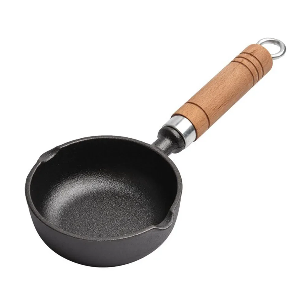 Culinary Essential Portable 13cm Cast Iron Frying Pan Suitable for All Cooking Needs on For induction or Gas Stoves