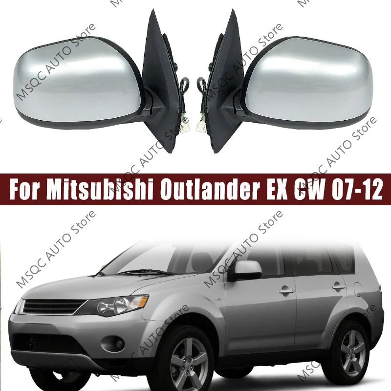 

7632A551 For Mitsubishi Outlander EX CW 2007-2012 Auto Rearview Mirror Assembly Car Lens Adjustment Heating Electric Folding