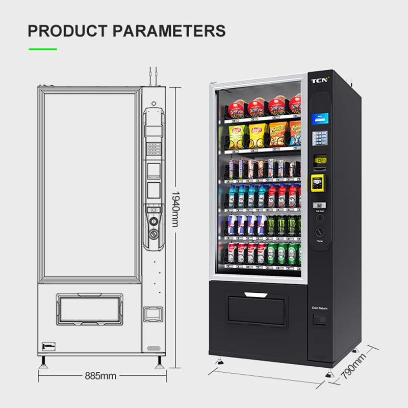 Cheap Hot Sale Automaten Beverages Vending Machine for Snack and Drink Vendor Machine - Image 6