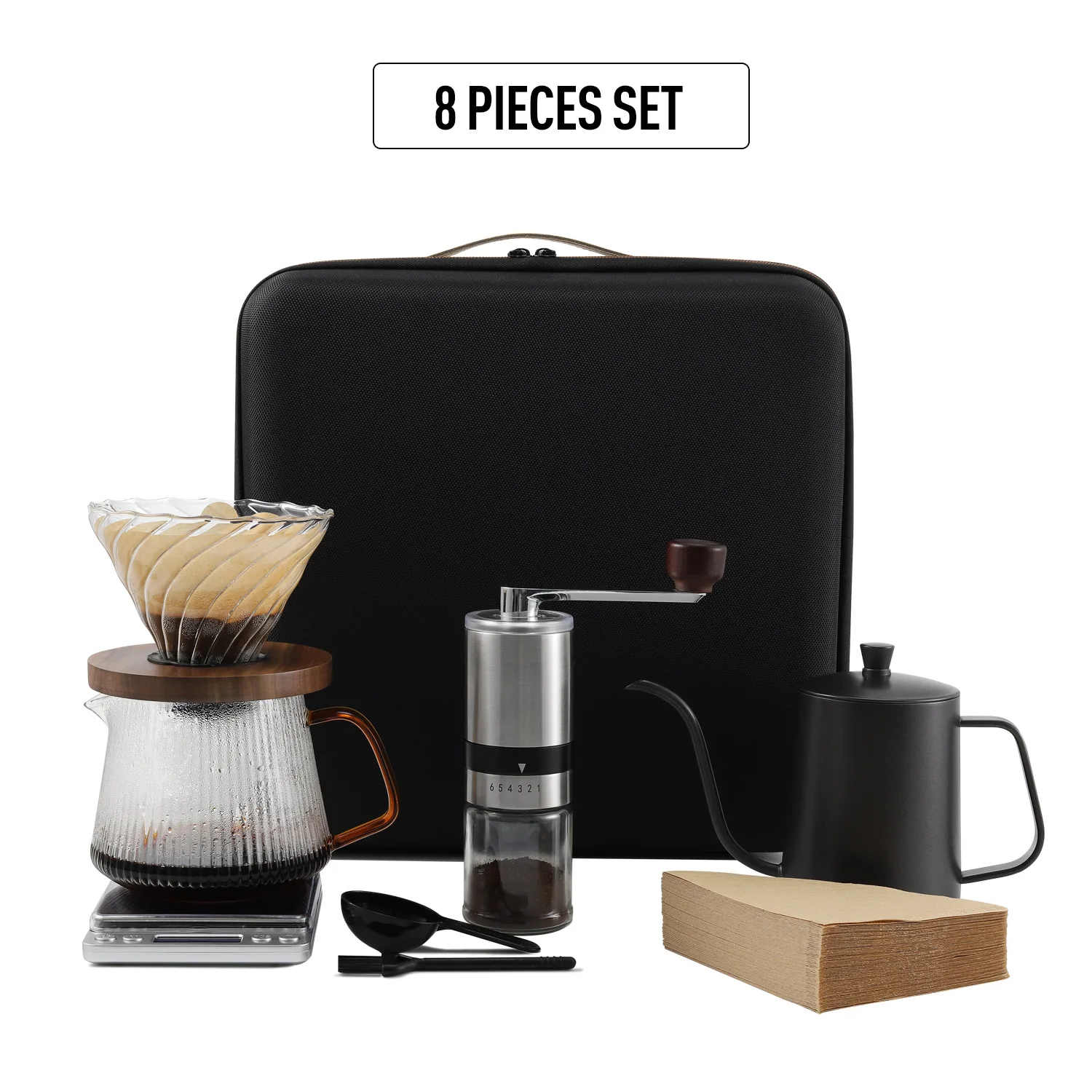 

Portable Outdoor Travel Camping Hand-brewed Coffee Set Gift Box
