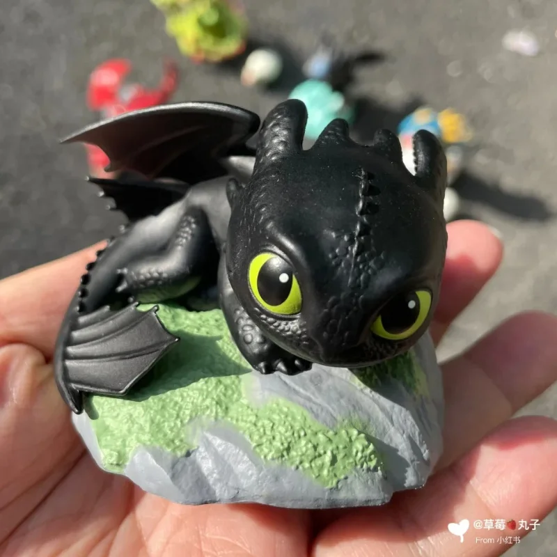 In Stock Genuine Beast Kingdom Toothless Night Fury Model Collectible Figure How To Train Your Dragon Desktop Decoration Gift view 5