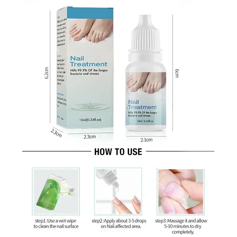 HOT SALE Nail Fungus Treatment Serum Foot Repair Liquid Toe Nail Fungus Removal Gel Anti Infection Paronychia Onychomycosis oil