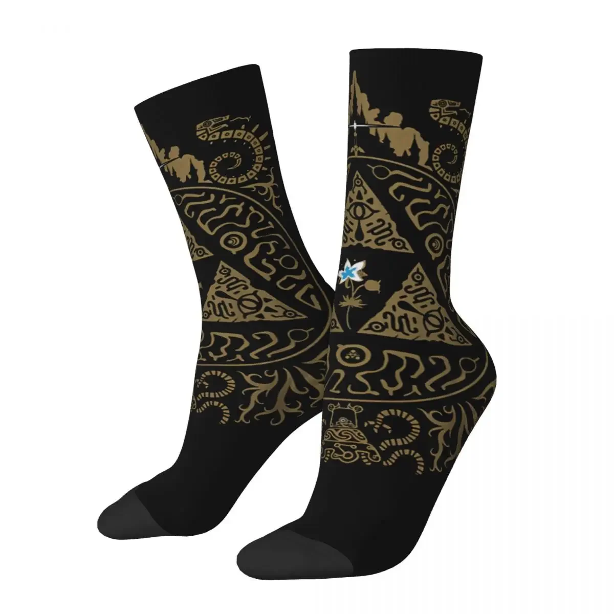 Autumn Winter Crazy Design Unisex Tears Of The Kingdom Socks Breathable Soccer Socks