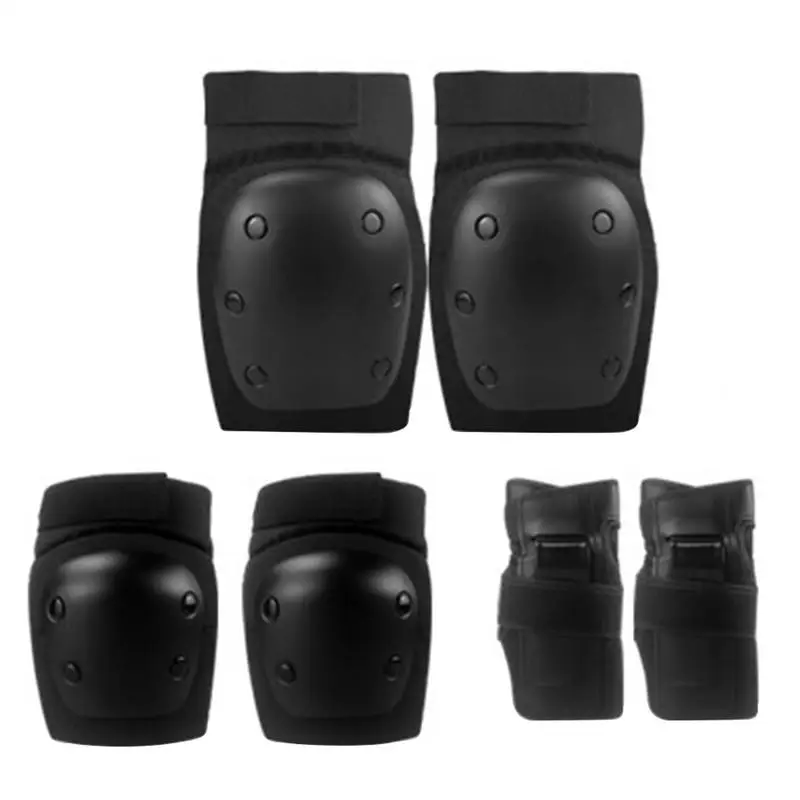 

6Pcs Roller Skating Protector Elbow Knee Pads Wrist Guard Kids Adults Riding Skateboard BMX Bicycle Sports Protective Gear