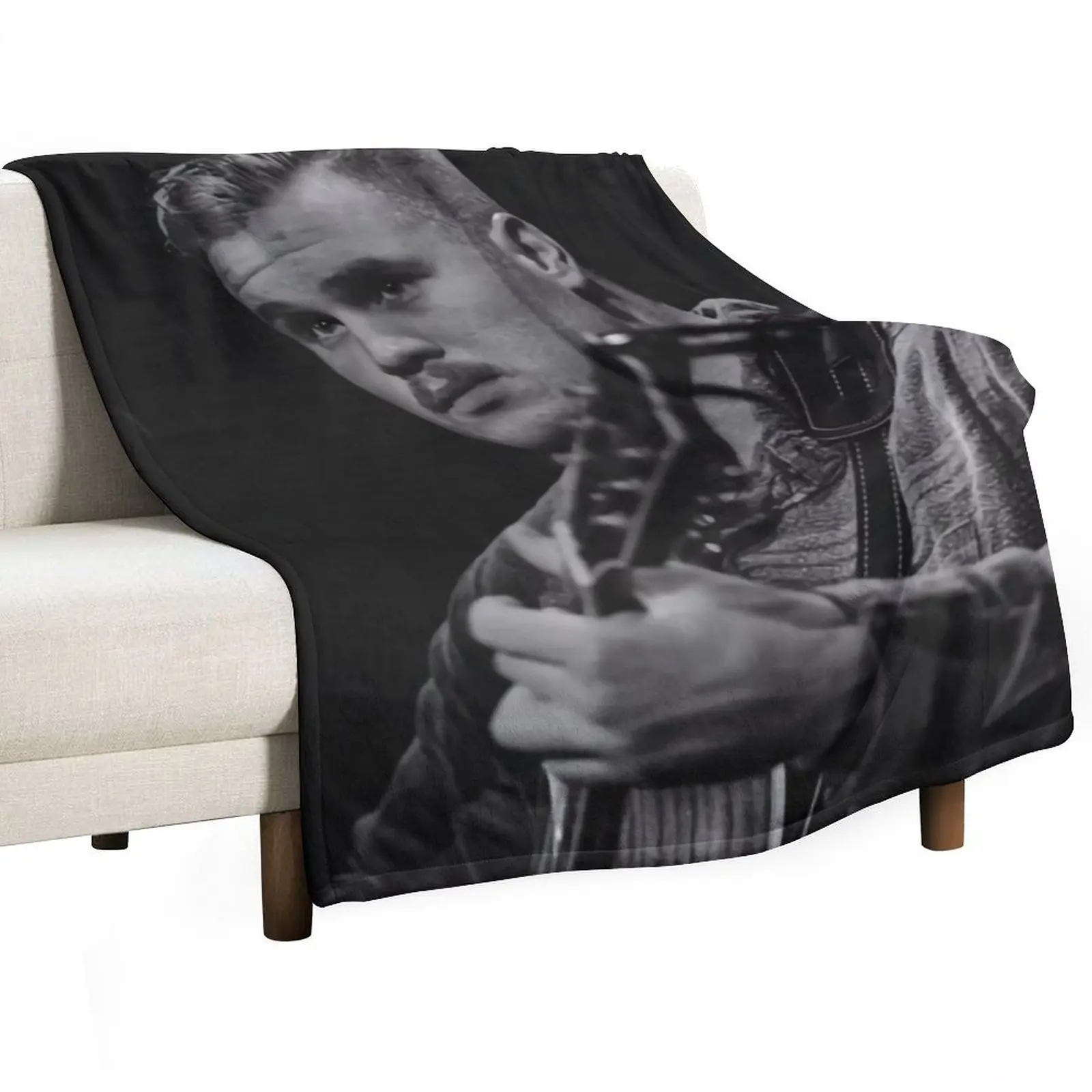 

Black Zach Presets Throw Blanket valentine gift ideas Decorative Sofas For Decorative Sofa Flannels Blankets