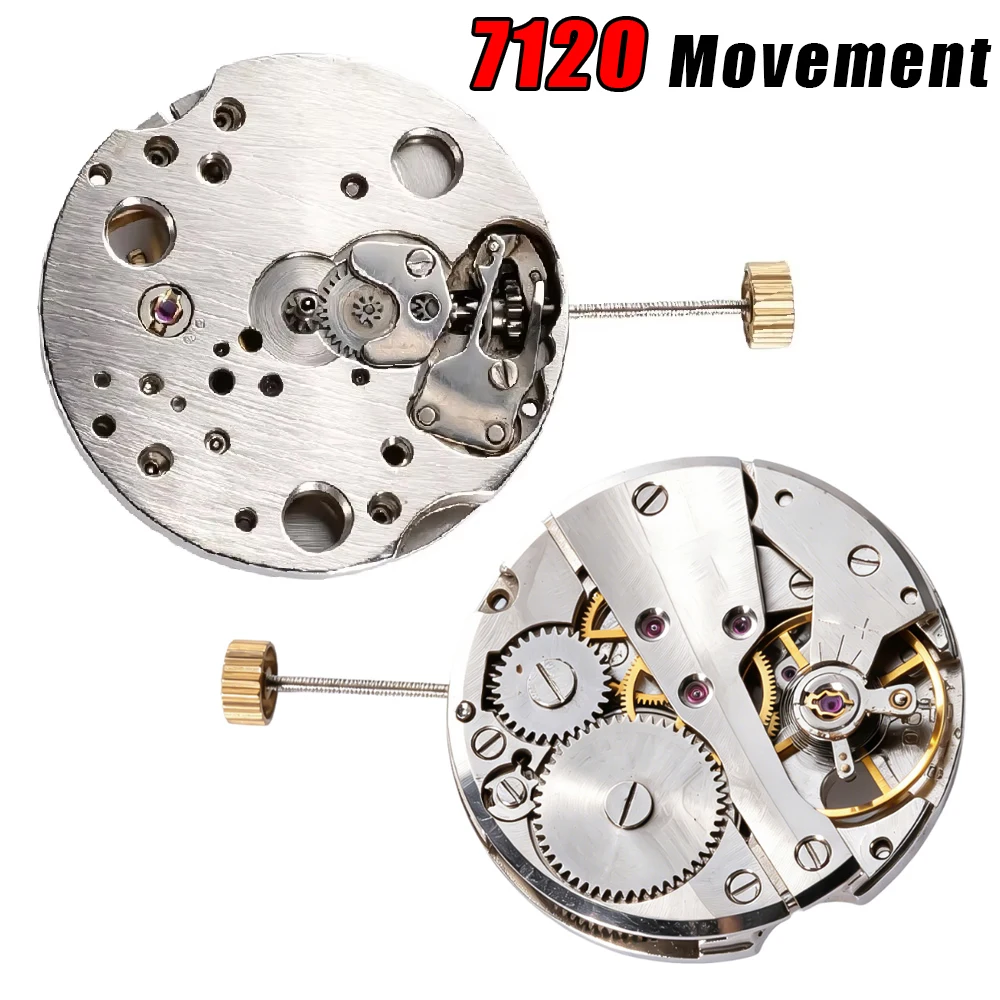 Shanghai 7120 Watch Movement Spare Parts Vintage Mechanical Practice DIY Repair Kit Tool Beginners Learning Training Accessories