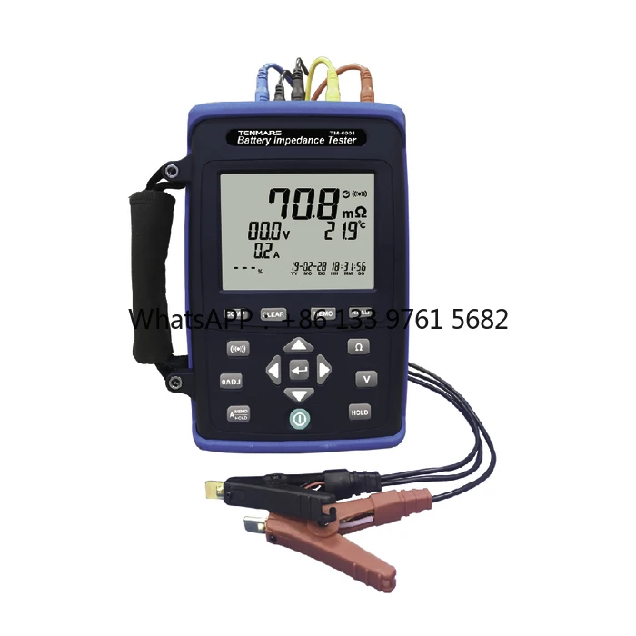 

TM-6001 Tenmars Battery Impedance/Capacity Tester Resistance Temperature Detector