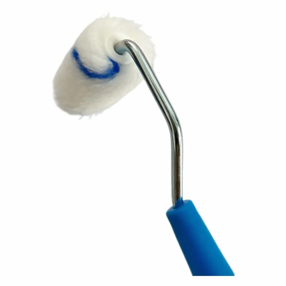 High-Density Fabric Paint Rollers Set Lint-Free 2Inch Paint Roller Tray Smooth Finish Mini Paint Roller Painting Walls