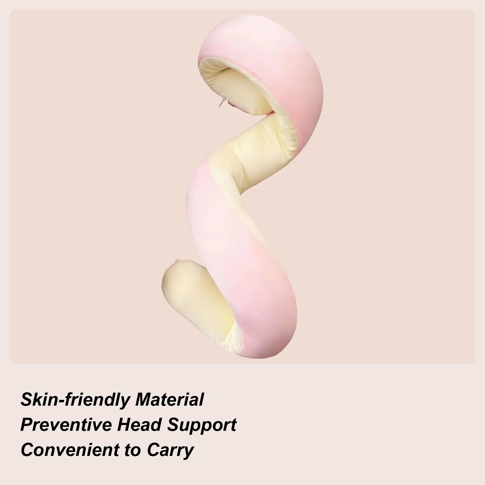 Neck Pillow Support Spiral Foldable Cushion Pad Airplane Neck Pillow For Car Sleeping Back Chair Office Sleep Rest Bed