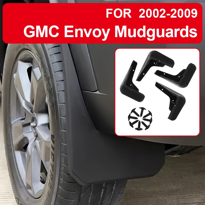 Mudflaps Mud Flaps Splash Guards Mudguards Front Rear Fender Protector for T GMC Sierra Envoy C K Pickup 1988-2018