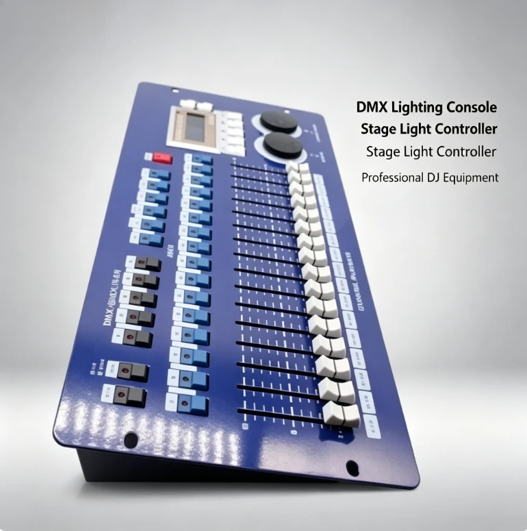 256A DMX Controller Console 512 Channel LED Par Moving Head Stage Light Mixer DJ Disco Party Wedding Show Lighting Operator