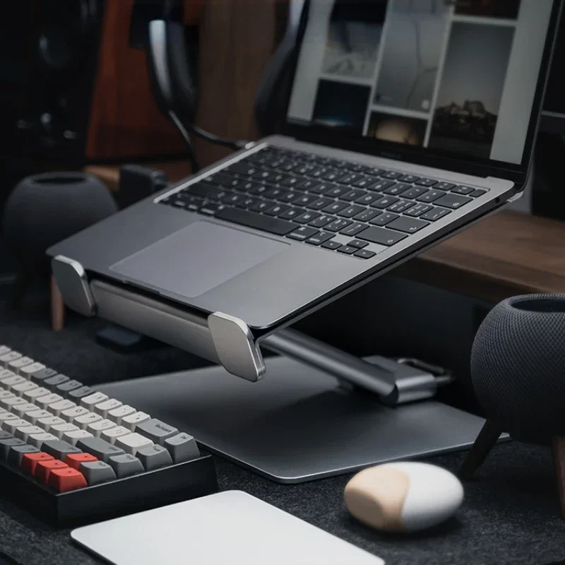 Vendite calde Il supporto per laptop con la stessa consistenza del MacBook è adatto per MacBook pieghevole