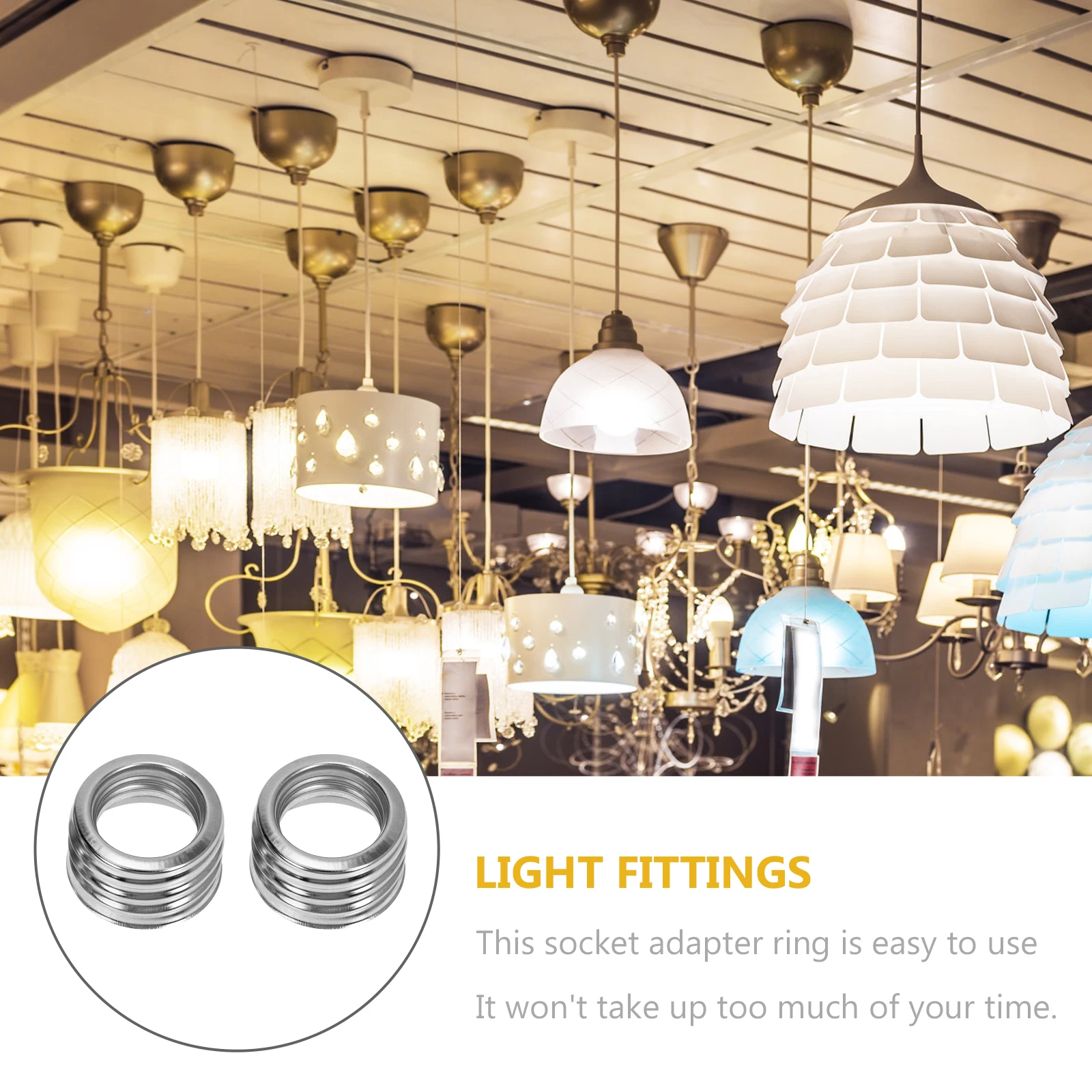 

15pcs E27 E40 Bulb Converters Lamp Lamp Bulb Adapter Adapters Aluminum Holder LED Light Base Workshop Garage Accessories