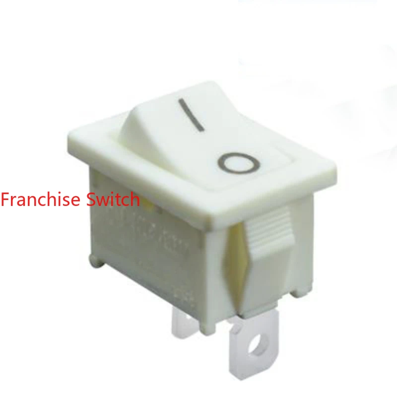 10PCS MR-1-110-C5N-WW White two feet  gears boat type switch silver touchpoint