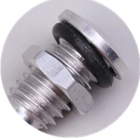 

【BS】2 шт. новые выходные воды из алюминиевого сплава с уплотнительными винтами для радиоуправляемой лодки M6/M8