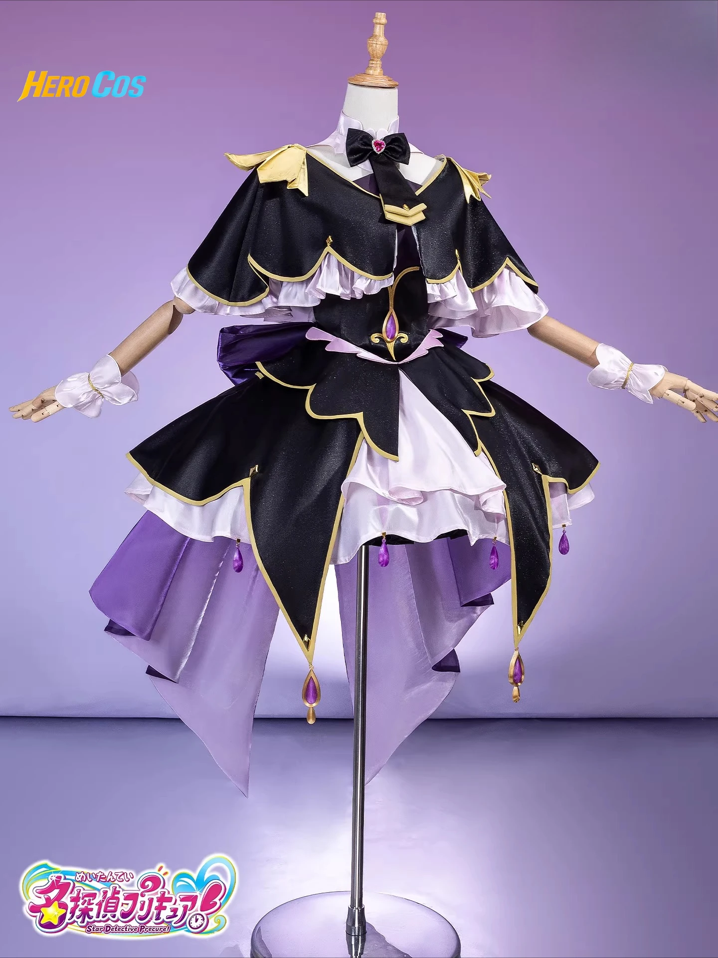 

Star Detective Precure! Moria Ruruka Cosplay CostumeCos Game Anime Party Uniform Hallowen Play Role Clothes Clothing HERO Cos