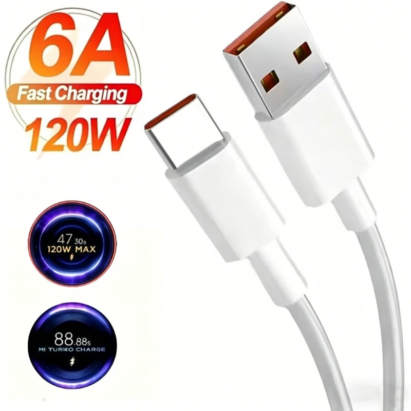 3PCS USB C 100W Fast Charging Charger Cable Supports Fast Charging Type C For Samsung Xiaomi Huawei etc