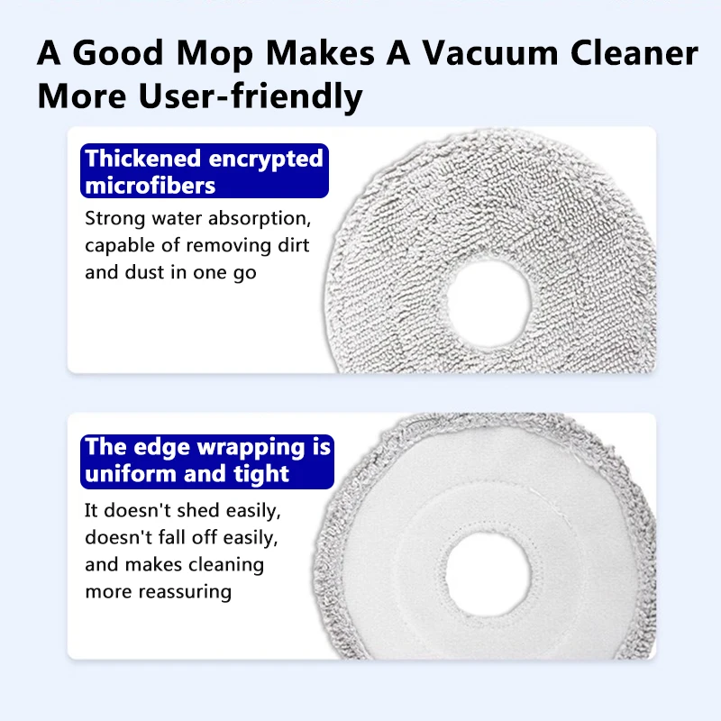 Für Xiaomi Mijia M40S / OV31CN Kehr Staubsauger Tricut Wichtigsten Seite Pinsel HEPA-Filter Mopp Tuch Staubbeutel Ersatzteile