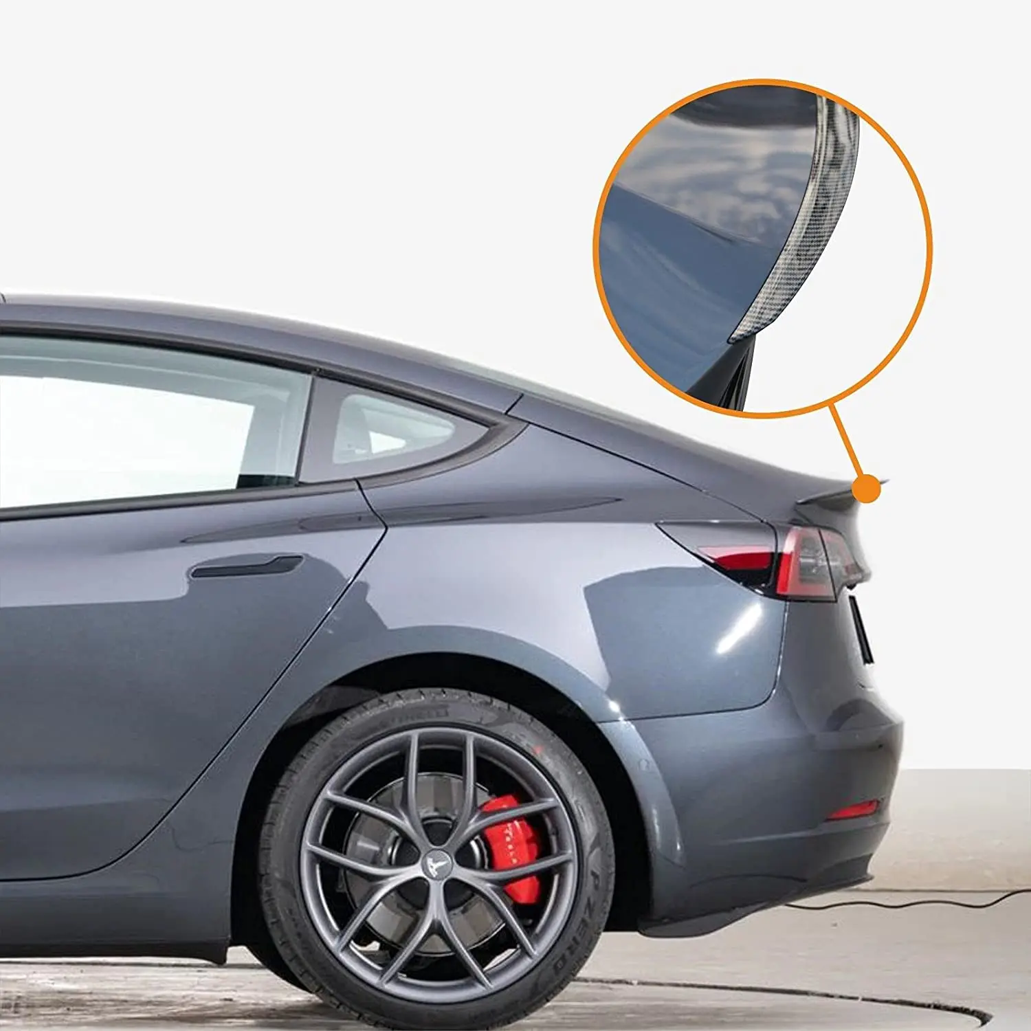 Rear Trunk Lip Tail Lid Spoiler Wing For Tesla Model 3 2016-2023 Accessories ABS Performance(not for 3 2024)