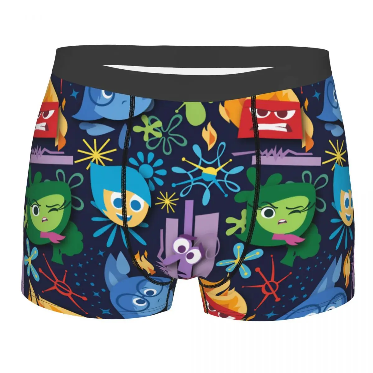 

Custom Novelty Inside Out Cartoon Manga Boxers Shorts Panties Men's Underpants Breathable Hot Briefs Underwear