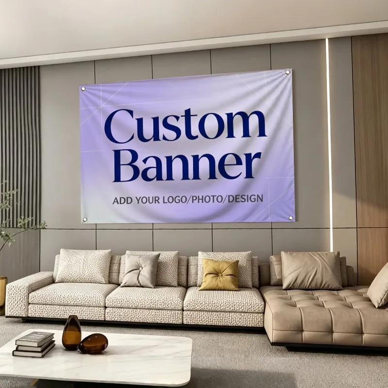 Custom Advertising Flags Valentine’s Day Mardi Gras Romantic Holiday Patterns Stand Streets Create Outstanding Publicity Effects