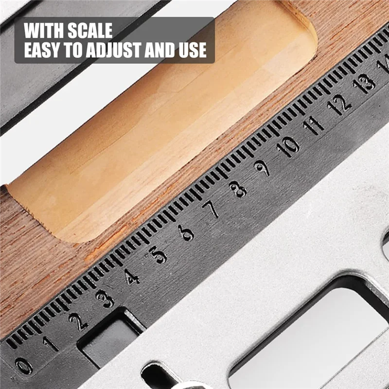 

2025+ Door Hinge Template Jig, Precise Woodworking Hinge Slotting Locator, Door Hole Opener Slotting Locator