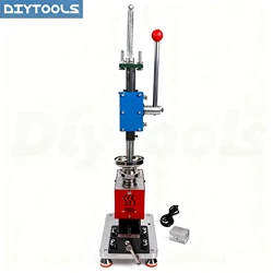 Piccola macchina per lo stampaggio ad iniezione verticale manuale da tavolo macchina per lo stampaggio di plastica a prova di laboratorio estrusore di gomma elettrico