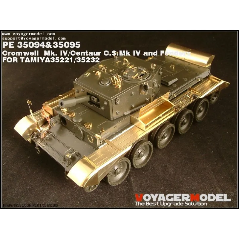 Voyager Model PE35095 1/35 Scale Fenders for Cromwell Mk. IV/Centaur C.S.Mk IV (For TAMIYA 35221/35232)