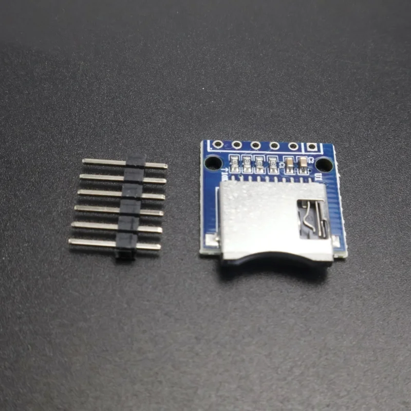 2pcs 3.3V Micro SD storage expansion board, Mini Micro SD TF card memory protection module with pins, suitable for Arduino