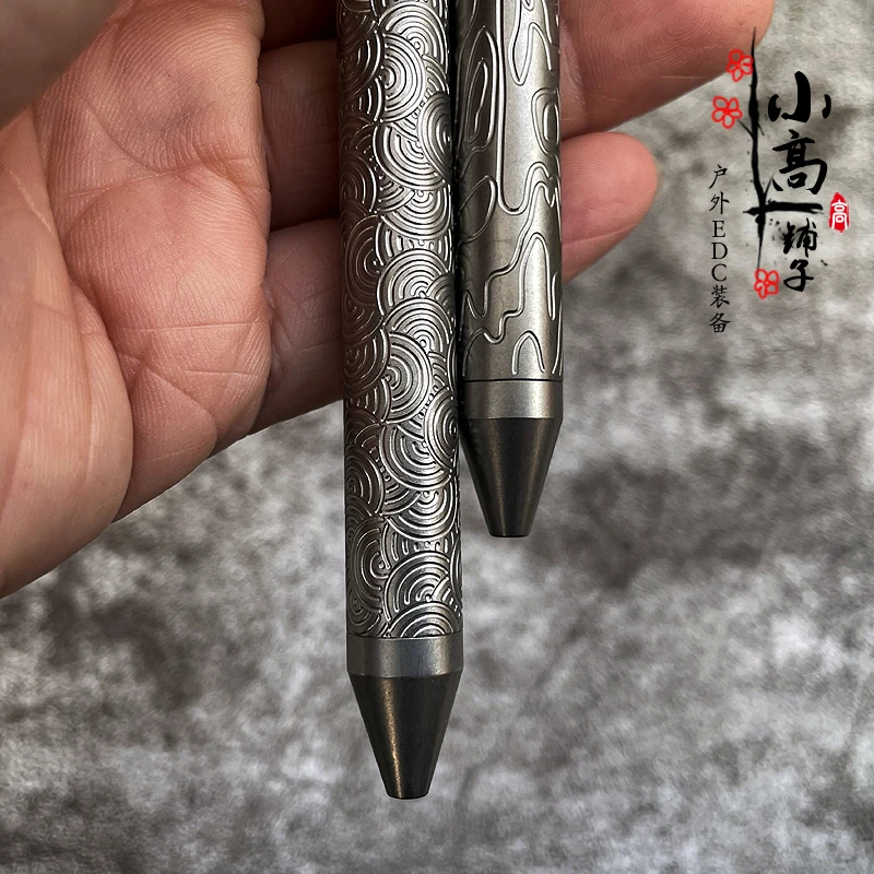 Titanium Alloy EDC Mechanical Double Locking Self Defense Survival Safety Tactical Pen Tools Pen Stationery Gifts