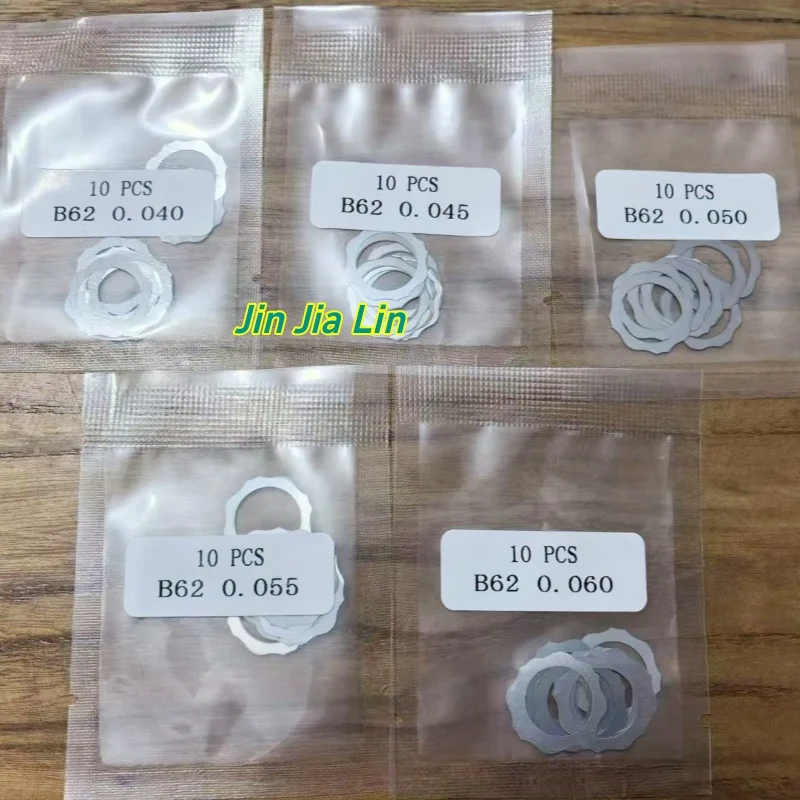 

Diesel Fuel Injector Shim Kit B62/B63/B64 - 0.040-0.060mm Adjustment Washers 10PCS/Bag