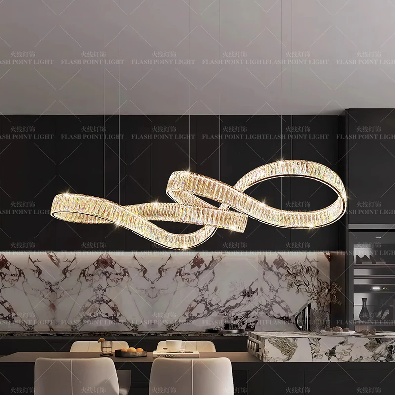 

Modern Crystal stair chandelier lights indoor lighting Ceiling lamp hanging light led Chandeliers for living room indoor lightin