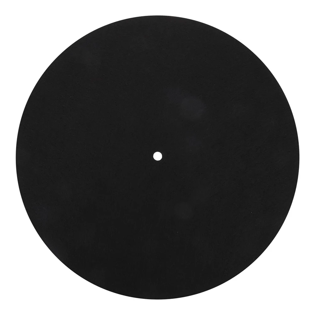 12-Inch Audiophile-Grade Felt Turntable Platter Mat Vibration-Reducing Sound-Enhancing Slip Mat For Vinyl Record Protection