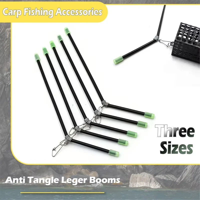 Nur für europäisches Karpfenangeln: Feeder Bait Cage Anti-Tangle Connector mit Stützstange und Balance-Zubehör