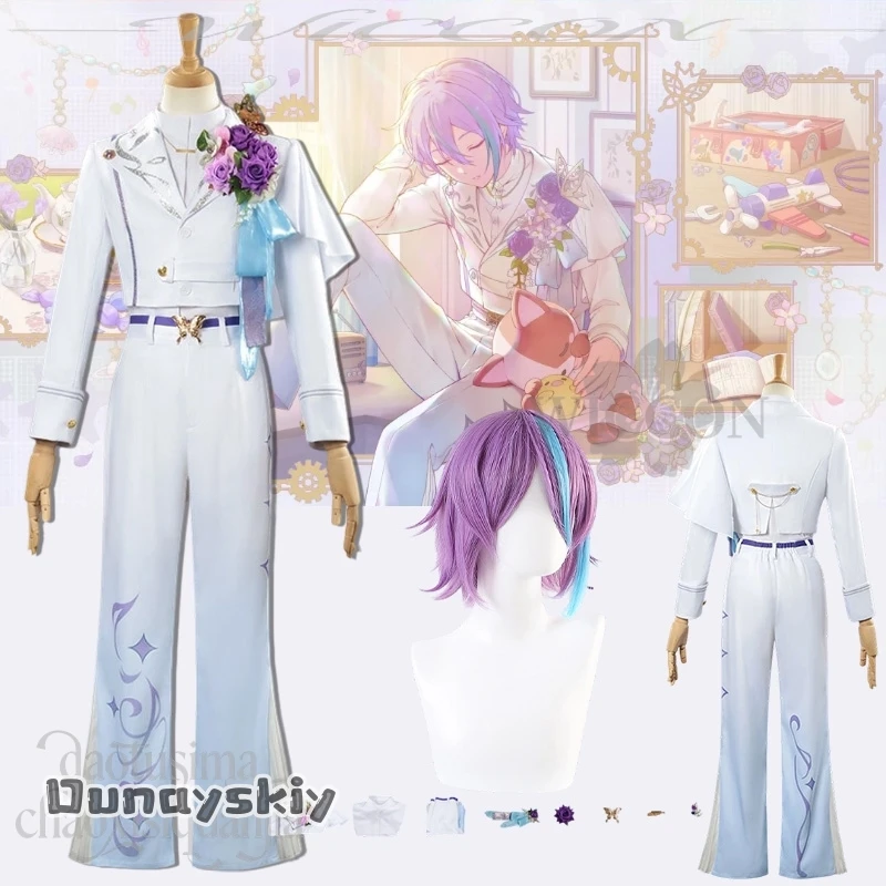 

Камиширо Руи Wswl2 Костюм Косплей Аниме Hemera@Project Sekai Wonderlands×Showtime Idol Белая Униформа Костюм Цветок Хэллоуин