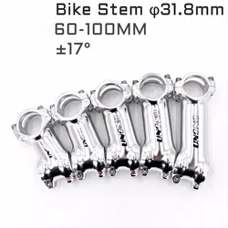 Kalloy Stem Bicycle Ultralight 17 Degree MTB Road Stem Fork 28.6 Bicycle Handlebar Stem 31.8mm 60/70/80/90/100mm Mountain a stem