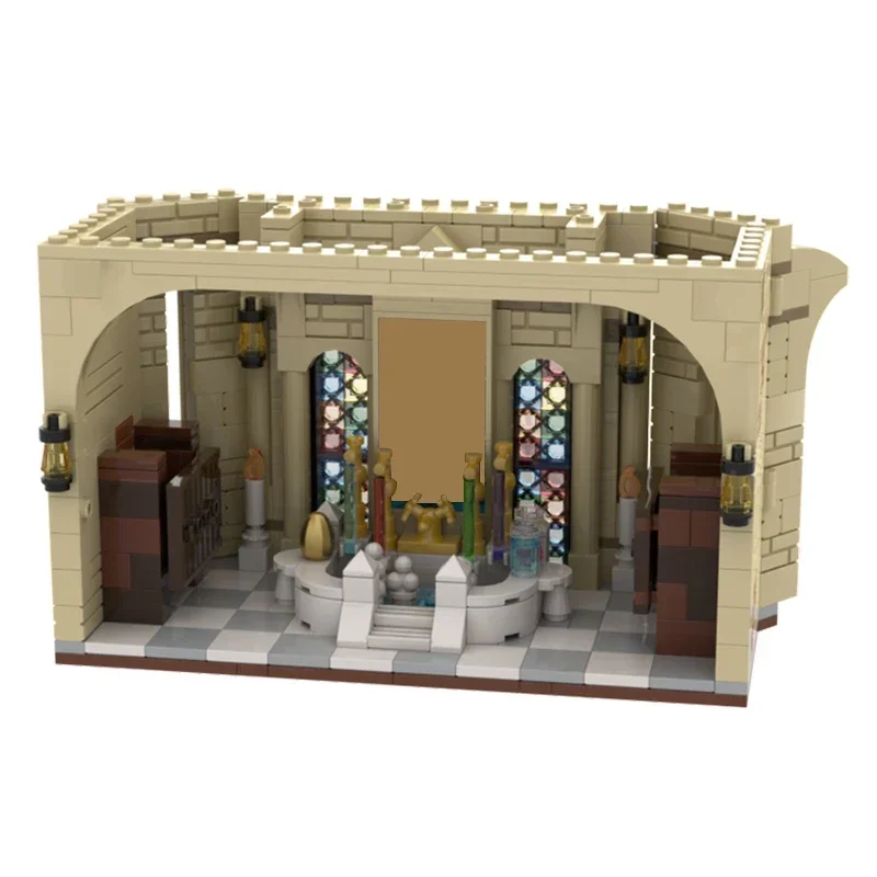 Set di Costruzioni Modello di Famosi Film Magici, Blocchi Modulari Tecnologici, Regali Natalizi, Giocattoli Fai-da-Te, Kit di Assemblaggio