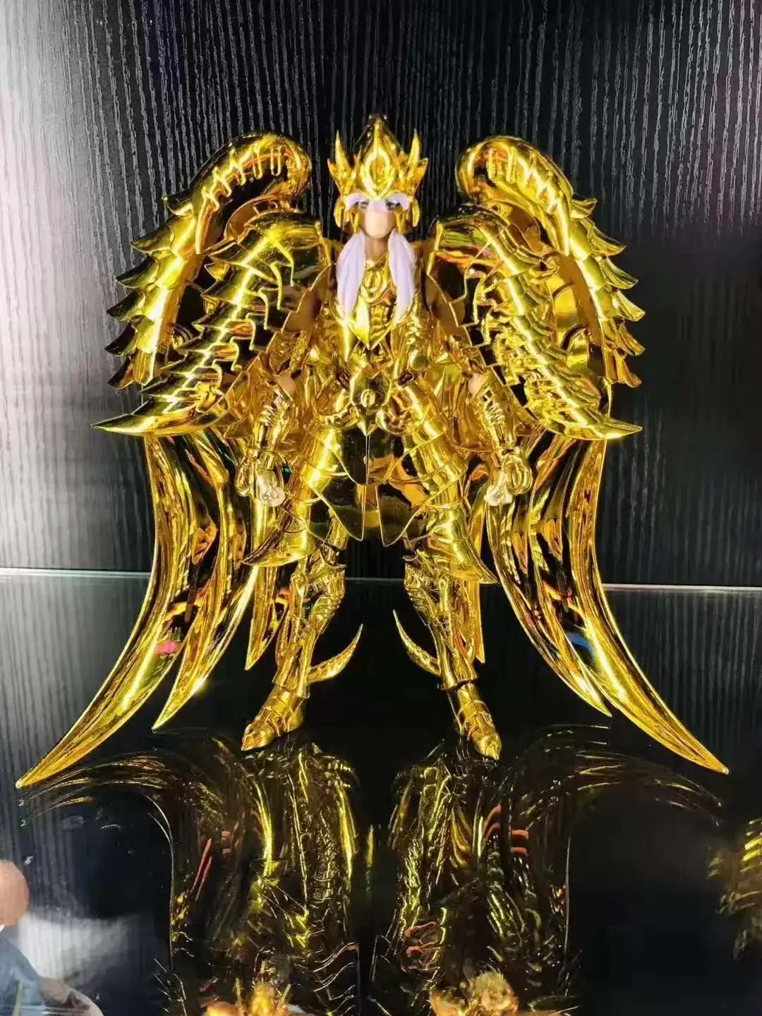 Экшн-фигурка модели CS Saint Seiya Myth Cloth EX, золотистый/серебристый wyверн, радамантис, Аниме фигурки героев аниме