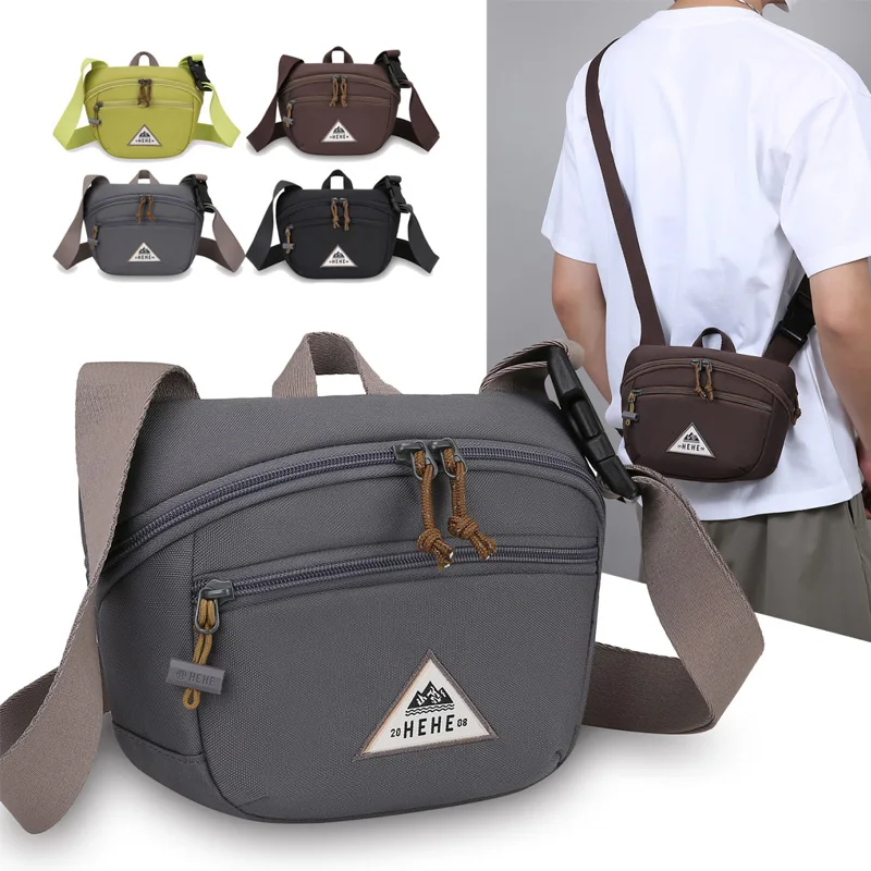 Fashion Trends Men Small Shoulder Bag High Quality Nylon Travel Crossbody Bag For Men Stylish Leisure Men's Handbag Bag Bolsos