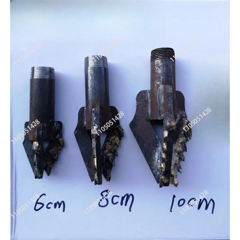 

Drilling machine drill bit, two blades, three blades and five blades alloy, drilling small sediment layer drill