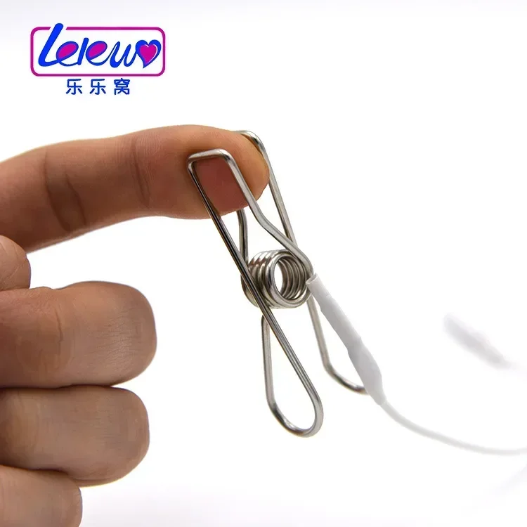 تدليك الجسم التخسيس مدلك الكهربائية الحلمة المشابك الحلمة الجنس E-التحفيز تدليك الجنس لعب الإناث العلاج بالصدمات الكهربائية #5