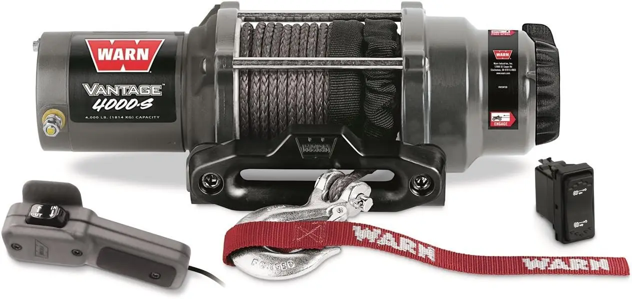 Warn 89041 Vantage 4000-S Winch - 4000 lb. Capacity