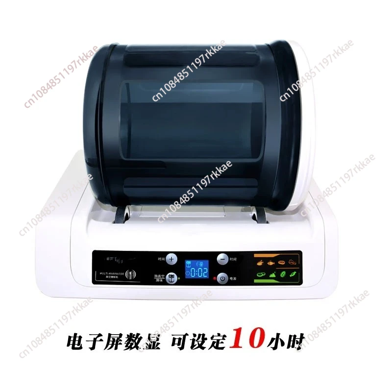 Household Automatic Electric Vacuum Food Marinator Tumbling Machine LCD Inteliigent Hamburger Pickling Machine For Shop.