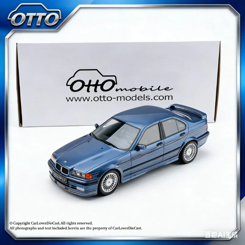 

OTTO 1:18 Albinina ALPINA B6 2.8 ALPINA пластиковая модель автомобиля, коллекционная статическая имитационная фигурка для взрослых, игрушка для мальчика, праздничный подарок