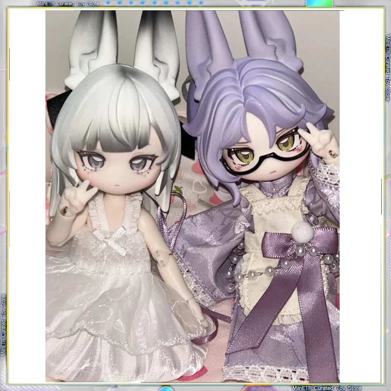 

Аниме-фигурка Jump Lunar Time Bunny Baby Series, настоящая неэдимая 1/12, подвижная слепая коробка, игрушка, украшение для рабочего стола, подарок-сюрприз