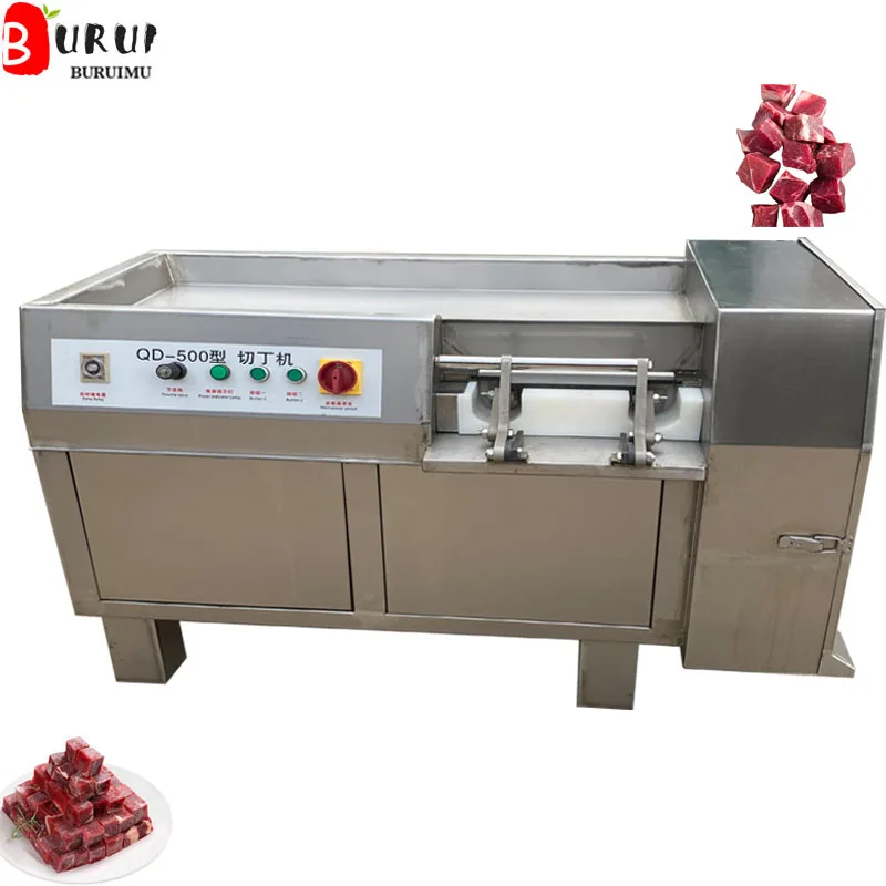 Meat Cutter Beef Dicer Machine Frozen Pork Meat Dicing Machine Goat Meat Cube Cutting Machine