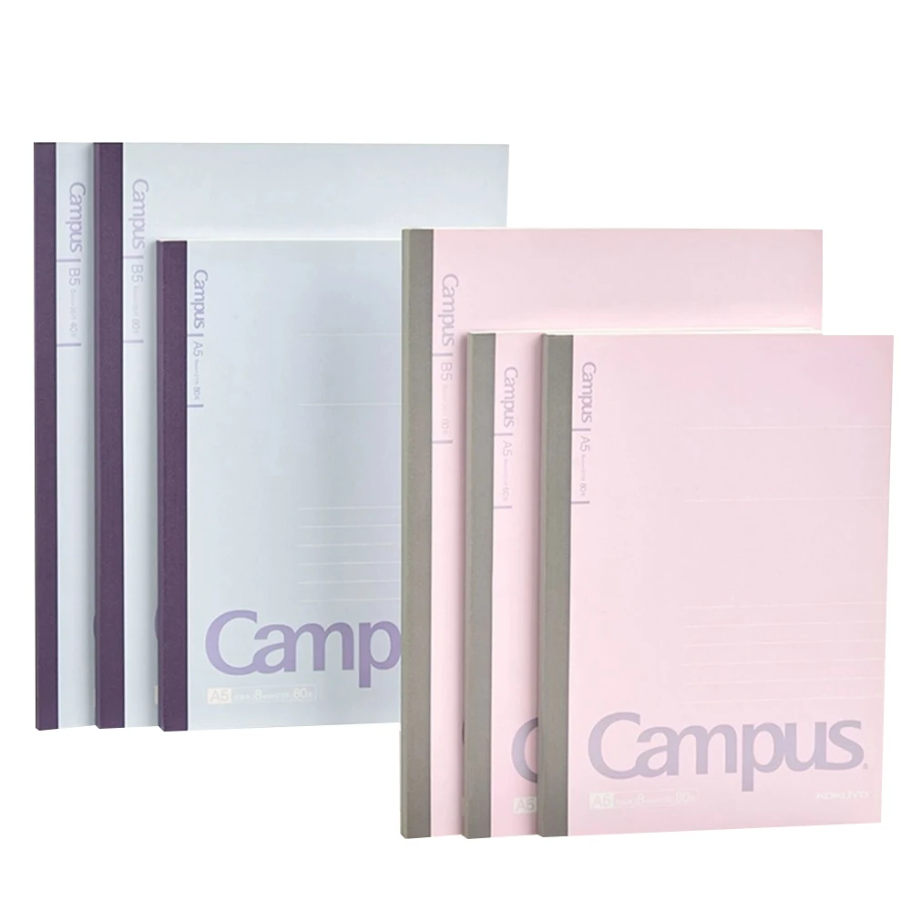 3pcs KOKUYO CAMPUS TOKYO Notebook Flip Coil Notebook Diary Book Wireless Adhesive Dot Line A5/B5 School Stationery