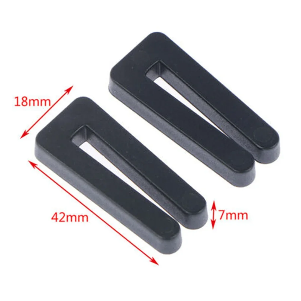 2 Sets 42*18*7mm Black Ceiling Fan Blade Balancing Kit Balance Clamp 5GM Weight Home Improvement Hardware Supplies
